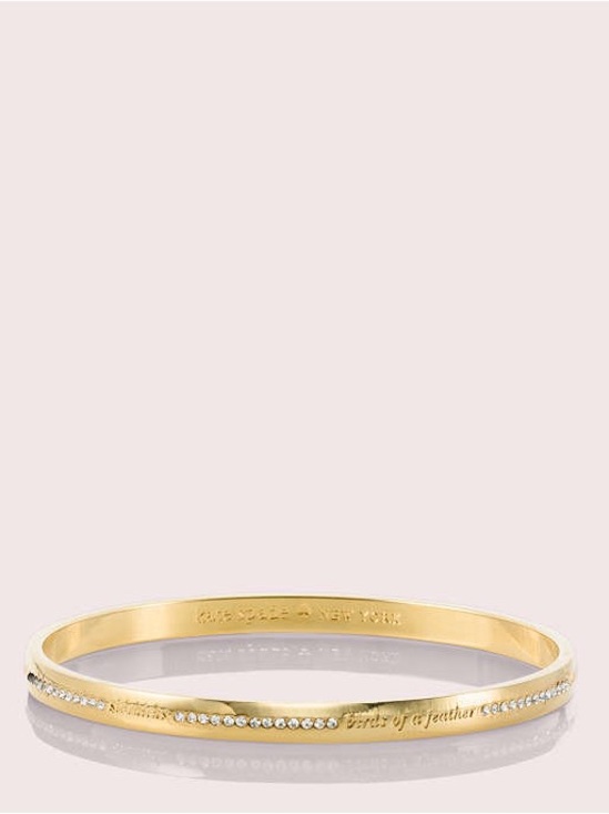 kate spade Jewelry - Kate Spade Pave Idiom Bridesmaid Best Friend Bangle Bracelet